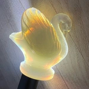 Sabino Opalescent Crystal Swan Cygne Sculpture Rare Vintage Circa 1920’s-1930’s